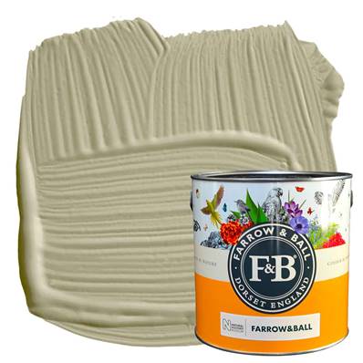 Farrow & Ball - Modern Eggshell - Peinture Sol - NHM W9 Ash Grey - 2,5 L