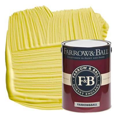 Farrow & Ball - Estate Eggshell - Peinture Satinée - 233 Dayroom Yellow - 5 Litres