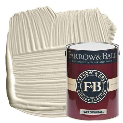 Farrow & Ball - Estate Eggshell - Peinture Satinée - 291 School House White - 5 Litres