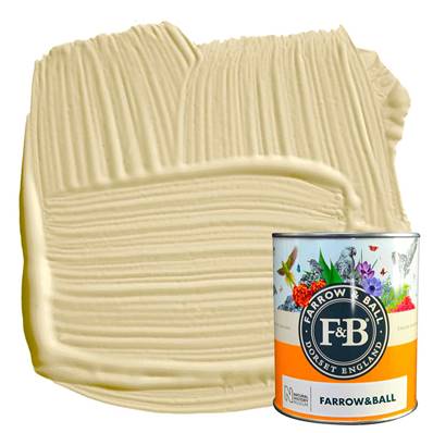 Farrow & Ball - Estate Eggshell - Peinture Satinée - NHM W5 Orange Coloured White - 750 ml