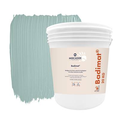 Badigeon Chaux Naturelle Les 3 Matons - Badimat+Pigments(Int/Ext hors ITE) - Canaille - 20 Kg