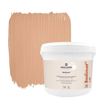 Badigeon Chaux Naturelle Les 3 Matons - Badimat Teinté Pigments(Int/Ext) - Esquirou - 5 Kg
