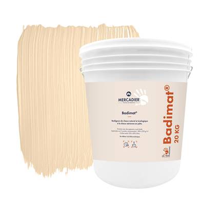 Badigeon Chaux Naturelle Les 3 Matons - Badimat Teinté Pigments (Int/Ext) - Gamate - 20 Kg