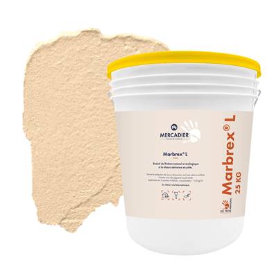Enduit Chaux Naturelle Les 3 Matons - MarbrexL+Pigment (Int/Ext hors ITE) - Marcel - 25 Kg