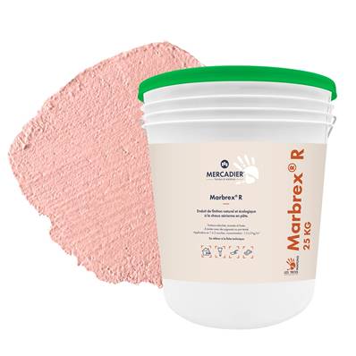 Enduit Chaux Naturelle Les 3 Matons - MarbrexR Teinté Pigment (Int/Ext) - Boudiou - 25 Kg