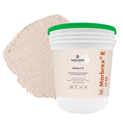 Enduit Chaux Naturelle Les 3 Matons - MarbrexR Teinté Pigment (Int/Ext) - Dégun - 25 Kg