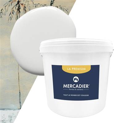 Peinture Mercadier - La Premium - Maison Levy - Blanc de Toile - 10 Litres
