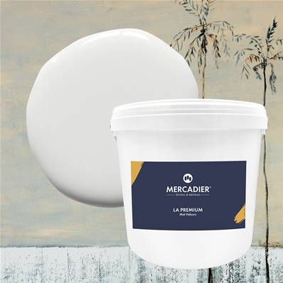 Peinture Mercadier - La Premium - Maison Levy - Blanc de Toile - 10 Litres