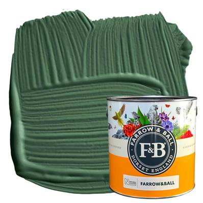 Farrow & Ball - Modern Emulsion - Peinture Lavable - NHM W55 Duck Green - 2,5 L