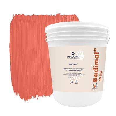 Badigeon Chaux Naturelle Les 3 Matons - Badimat Teinté Pigments (Int/Ext) - Alphonse - 20 Kg