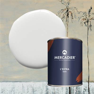 Peinture Mercadier - L'Extra - Maison Levy - Blanc de Toile - 1 Litre