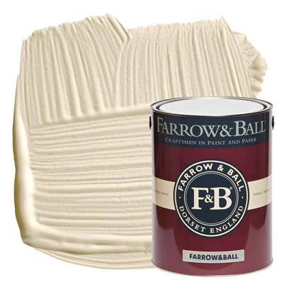 Farrow & Ball - Modern Emulsion - Peinture Lavable - 201 Shaded White - 5 Litres