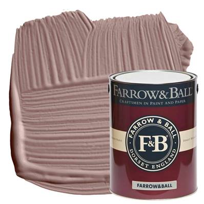 Farrow & Ball - Modern Eggshell - Peinture Sol - 295 Sulking Room Pink - 5 Litres
