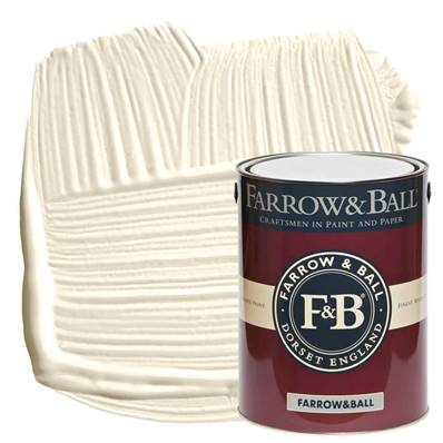 Farrow & Ball - Modern Emulsion - Peinture Lavable - 2002 White Tie - 5 Litres