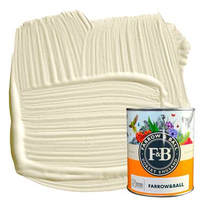 Farrow & Ball - Modern Eggshell - Peinture Sol - NHM W1 Snow White - 750 ml