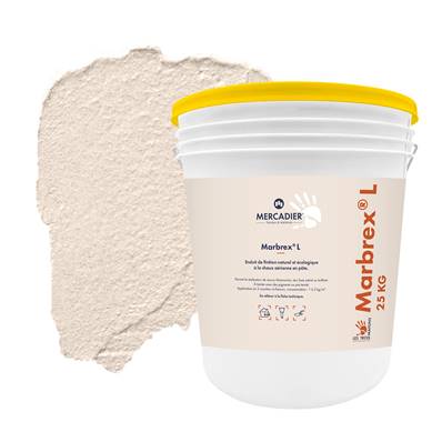 Enduit Chaux Naturelle Les 3 Matons - MarbrexL Teinté Pigment (Int/Ext) - Bibémus - 25 Kg
