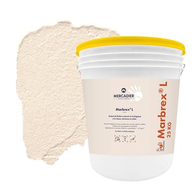 Enduit Chaux Naturelle Les 3 Matons - MarbrexL Teinté Pigment (Int/Ext) - Calisson - 25 Kg