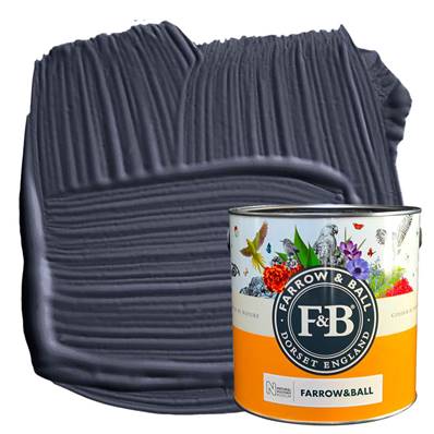 Farrow & Ball - Modern Emulsion - Peinture Lavable - NHM W24 Scotch Blue - 2,5 L