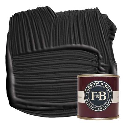 Farrow & Ball - Sample Pot - 256 Pitch Black