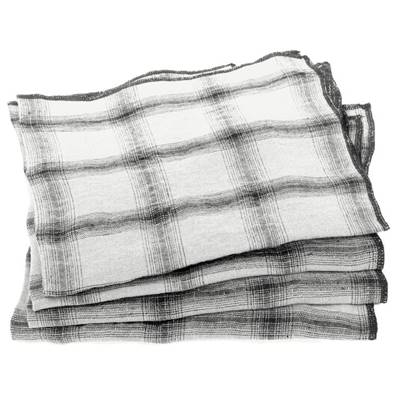 Serviettes en Lin Highlands Off White 40 x 40 (vendues par 4)