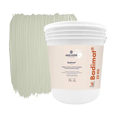 Badigeon Chaux Naturelle Les 3 Matons - Badimat Teinté Pigments (Intérieur) - Sormiou - 20 Kg