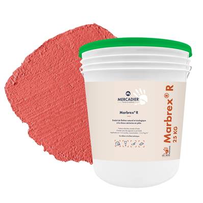Enduit Chaux Naturelle Les 3 Matons - MarbrexR+Pigment (Int/Ext) hors ITE - Roustido - 25 Kg