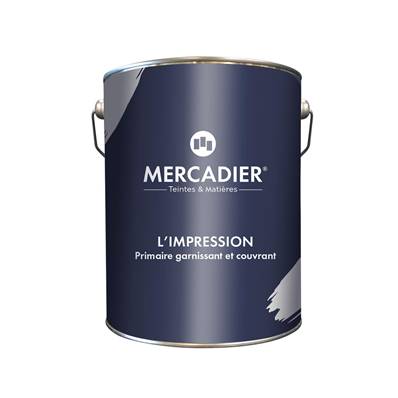 Peinture Mercadier - L'Impression Grise-Base P-5 litres