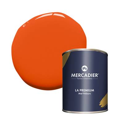 PEINTURE MERCADIER - "LA PREMIUM" (NOUVELLE FORMULE) - Tangerine