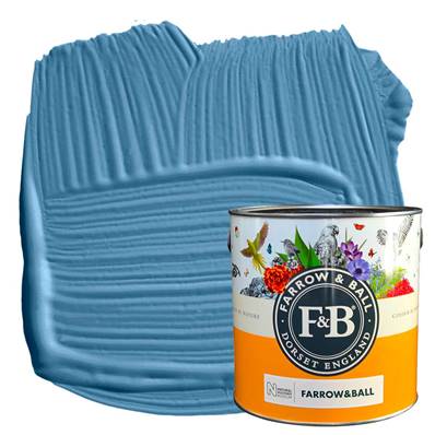 Farrow & Ball - Modern Eggshell - Peinture Sol - NHM W29 Ultra Marine Blue - 2,5 L