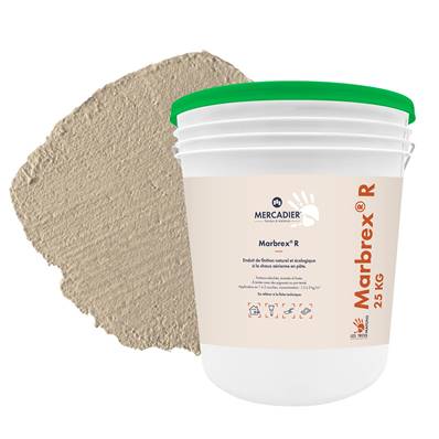 Enduit Chaux Naturelle Les 3 Matons - MarbrexR+Pigment (Int/Ext) hors ITE - Frioul - 25 Kg