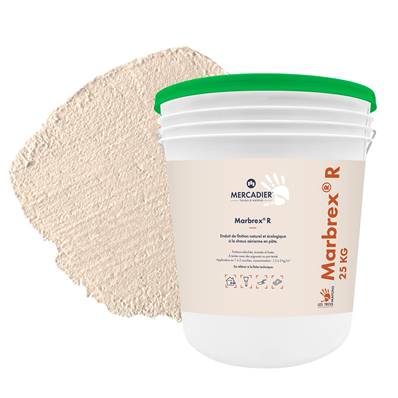 Enduit Chaux Naturelle Les 3 Matons - MarbrexR Teinté Pigment (Int/Ext) - Calisson - 25 Kg