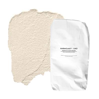Enduit Chaux Naturelle Les 3 Matons-Marmolakt Teinté Pigments (Int/Ext) -Boucan -15 Kg