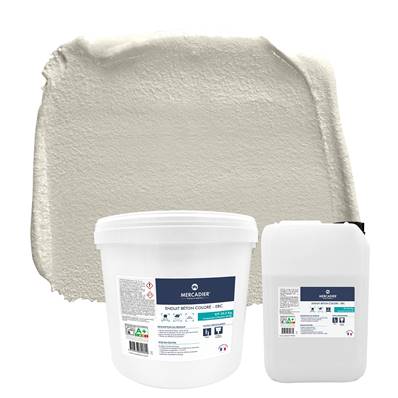 Béton Ciré - Enduit Béton Coloré - Michaël - 29,5kg (Kit Poudre + Liant)