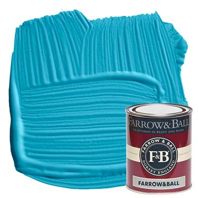 Farrow & Ball - Exterior Eggshell - Peinture Extérieur - 280 St Giles Blue - 750 ml