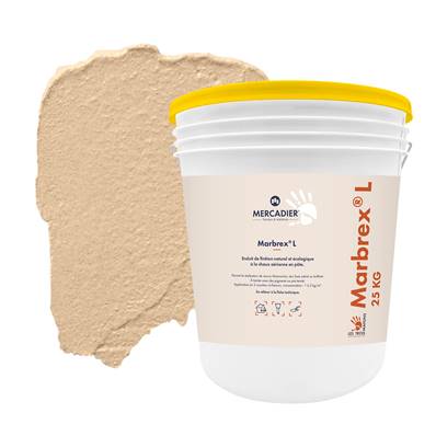 Enduit Chaux Naturelle Les 3 Matons - MarbrexL Teinté Pigment (Int/Ext) - Oustao - 25 Kg