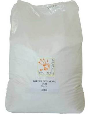 Poudre De Marbre 000 - Les 3 Matons - Triple 0 - 25 kg