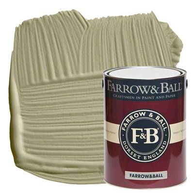 Farrow & Ball - Estate Eggshell - Peinture Satinée - 75 Ball Green - 5 Litres