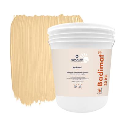 Badigeon Chaux Naturelle Les 3 Matons - Badimat+Pigments(Int/Ext hors ITE) - Marcel - 20 Kg