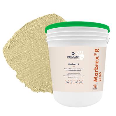 Enduit Chaux Naturelle Les 3 Matons - MarbrexR Teinté Pigment(Intérieur) - Fada - 25 Kg