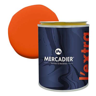 Peinture Mercadier - "L'Extra" (Nouvelle Formule) - Tangerine