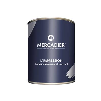 Peinture Mercadier - L'Impression Rose-Base P-1 litre