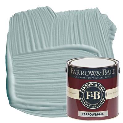 Farrow & Ball - Estate Eggshell - Peinture Satinée - 89 Lulworth Blue - 2,5 Litres