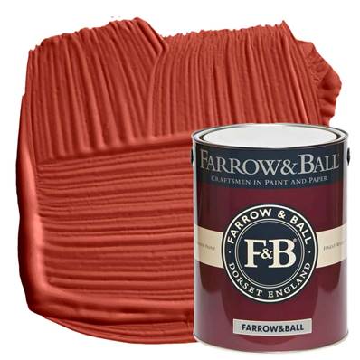 Farrow & Ball - Modern Emulsion - Peinture Lavable - 42 Picture Gallery Red - 5 Litres