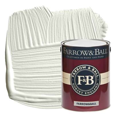 Farrow & Ball - Estate Eggshell - Peinture Satinée - 2006 Great White - 5 Litres