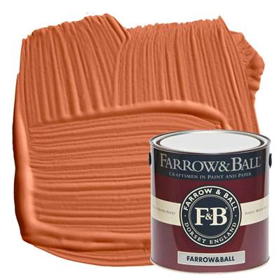 Farrow & Ball - Modern Eggshell - Peinture Sol - 64 Red Earth - 2,5 Litres