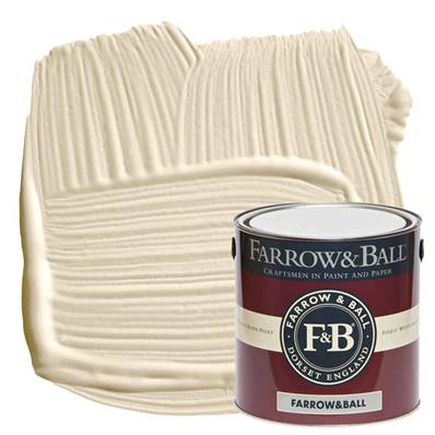 Farrow & Ball - Modern Emulsion - Peinture Lavable - 201 Shaded White - 2,5 Litres