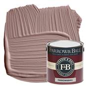 Farrow & Ball - Estate Eggshell - Peinture Satinée - 295 Sulking Room Pink - 2,5 Litres