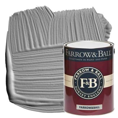 Farrow & Ball - Estate Eggshell - Peinture Satinée - 276 Mole's Breath - 5 Litres