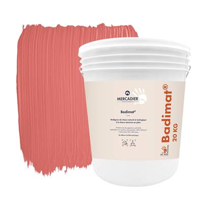 Badigeon Chaux Naturelle Les 3 Matons - Badimat+Pigments(Int/Ext hors ITE) - Cagole - 20 Kg