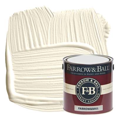 Farrow & Ball - Modern Emulsion - Peinture Lavable - 2002 White Tie - 2,5 Litres